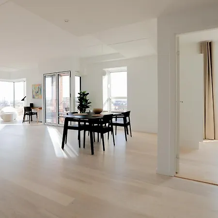 Modern Minimalist With Panoramic Views Апартаменты Копенгаген